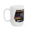 3 Wheel Motion Ceramic Mug, (11oz, 15oz)