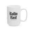 3 Wheel Motion Ceramic Mug, (11oz, 15oz)