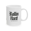 3 Wheel Motion Ceramic Mug, (11oz, 15oz)