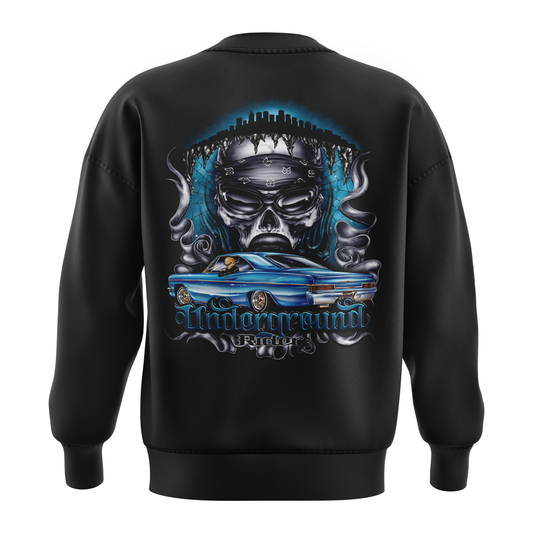 "Underground Rider" Crewneck Fleece