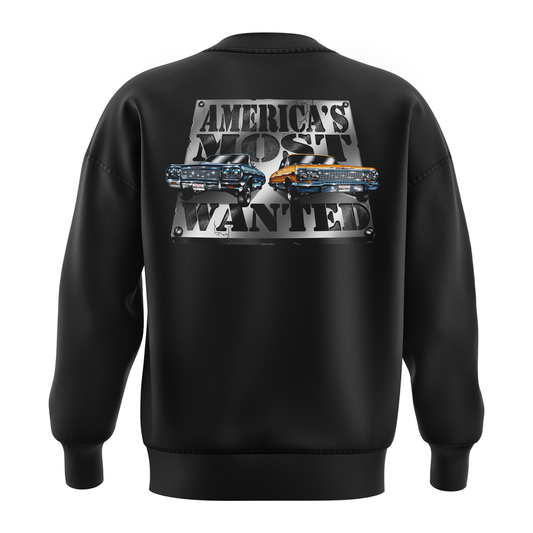 "America's Most Wanted" Crewneck Fleece