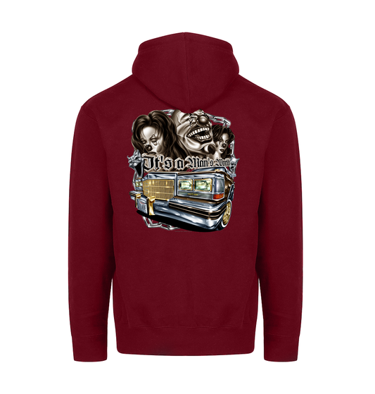 "It's A Mans World"  Hoodie