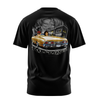Kid Player graphic tee back, Black, Rollin Hard