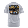 Lil Raskals graphic tee back, Athletic Heather, Rollin Hard