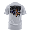 Sexy Eight graphic tee back, Athletic Heather, Rollin Hard