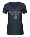 Real Women Ride Low V-neck